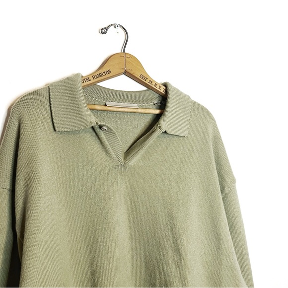 Fear of God | Essentials Green Knit Sweater - Picture 7 of 8